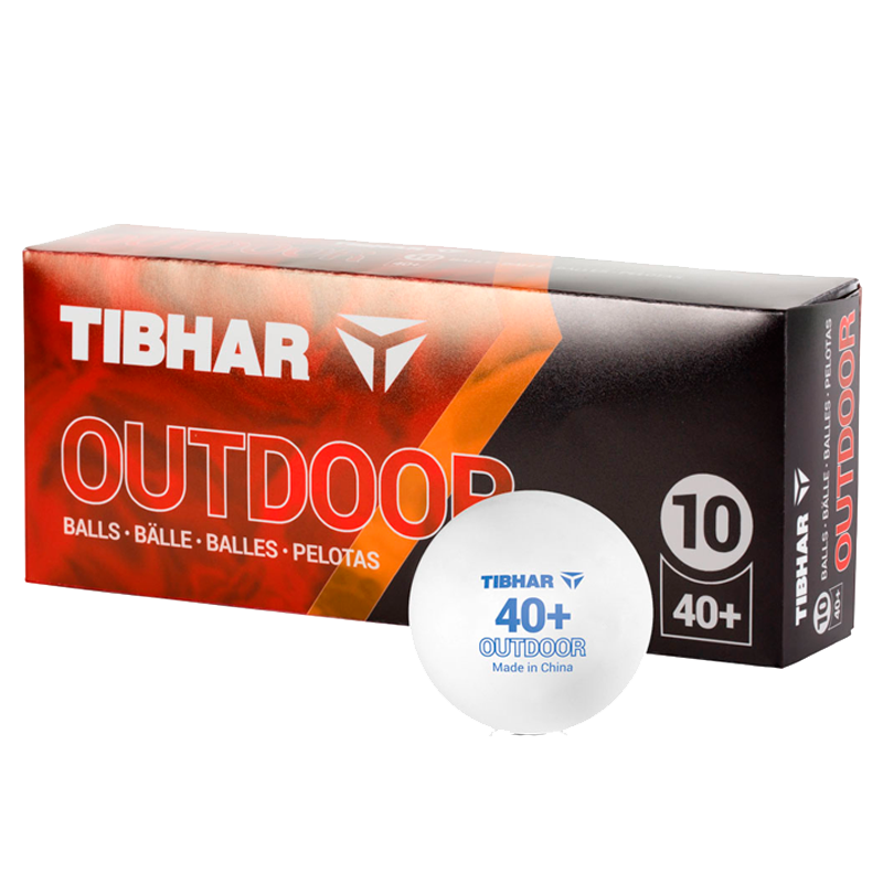 Tibhar Outdoor bordtennisbollar. 10 st.